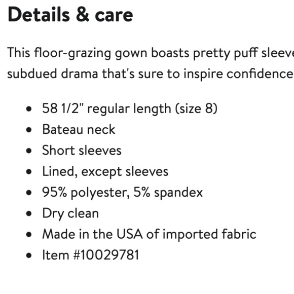 Scuba Crepe Gown - Picture 4 of 4